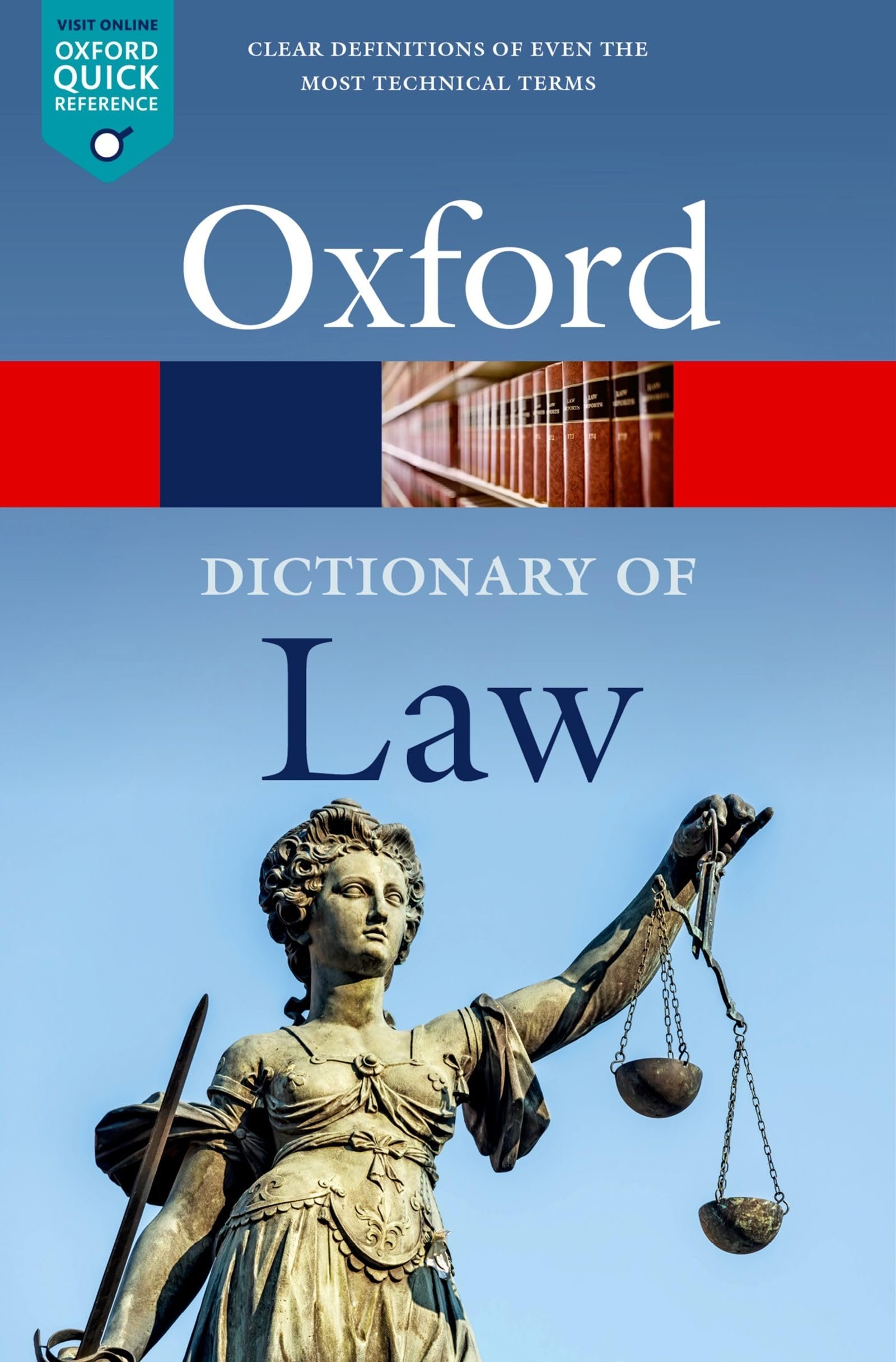 Oxford Dictionary Of Law | Oxford Quick Reference | 10th Edition