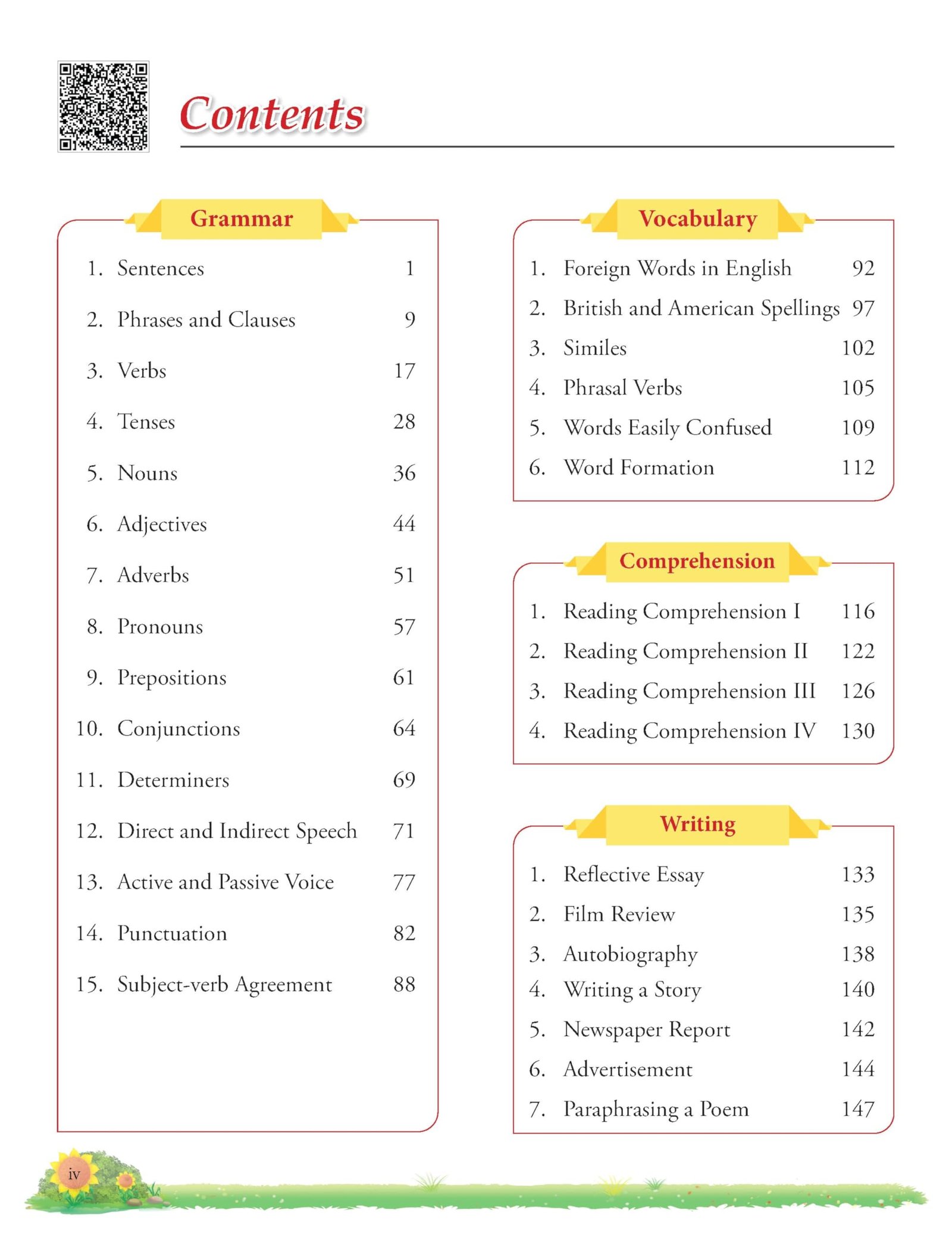 My Book of Grammar and Composition 2026 class 1 | English Grammar, Vocabulary & Writing Skills | Stand-Alone or Complementary Course - Image 2