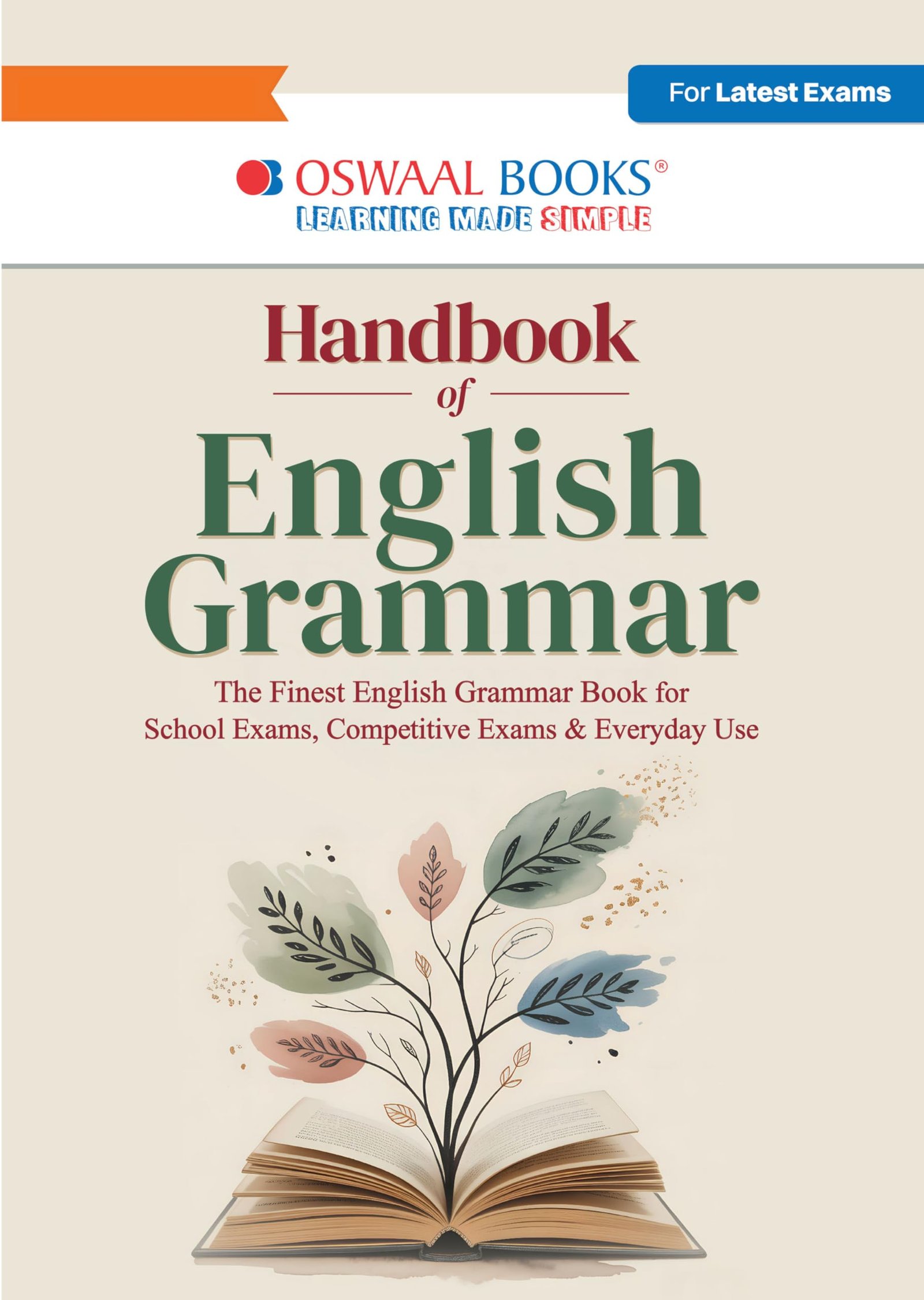 Handbook of English Grammar: The Best English Grammar Book for School, Exams, and Everyday Use [English Medium]