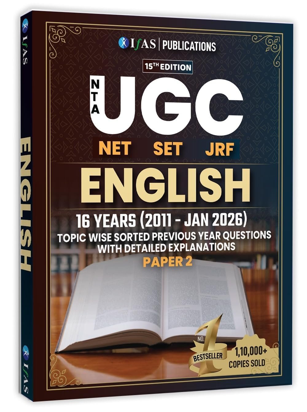UGC NET English Paper 2 PYQ Book | 16 Years (2011-Jan 2026) Previous Year Question with Detailed Solutions | Best Selling UGC NET English literature Book For NTA UGC NET/SET/JRF Exams