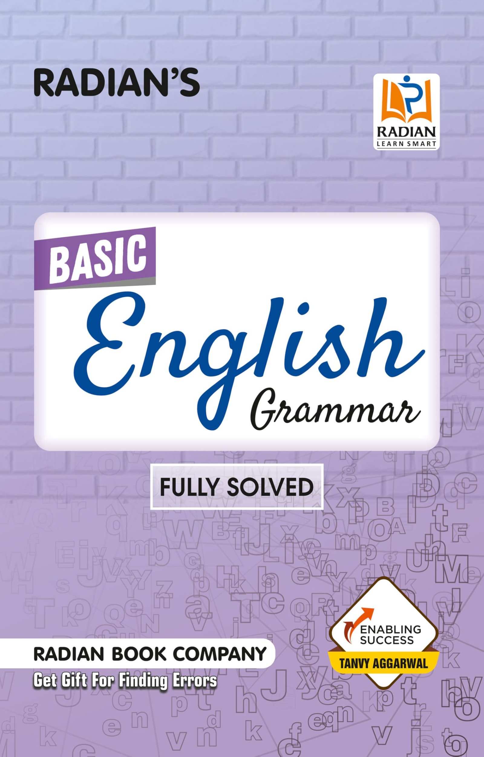 Radian Basic English Grammar Book Fully Solved for All Competitive Exams