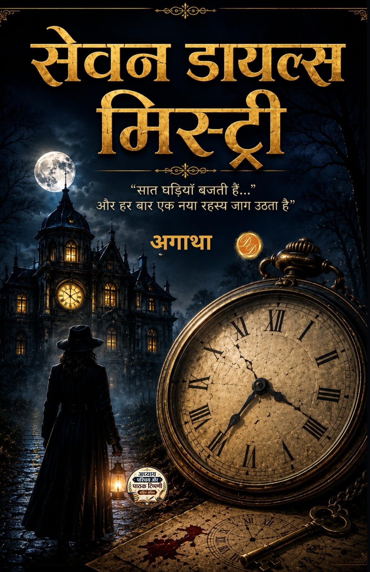 Seven Dials Mystery in Hindi सेवन डायल्स मिस्ट्री (सचित्र और परिशोधित) “सात घड़ियाँ बजती हैं... और हर बार एक नया रहस्य जाग उठता है”