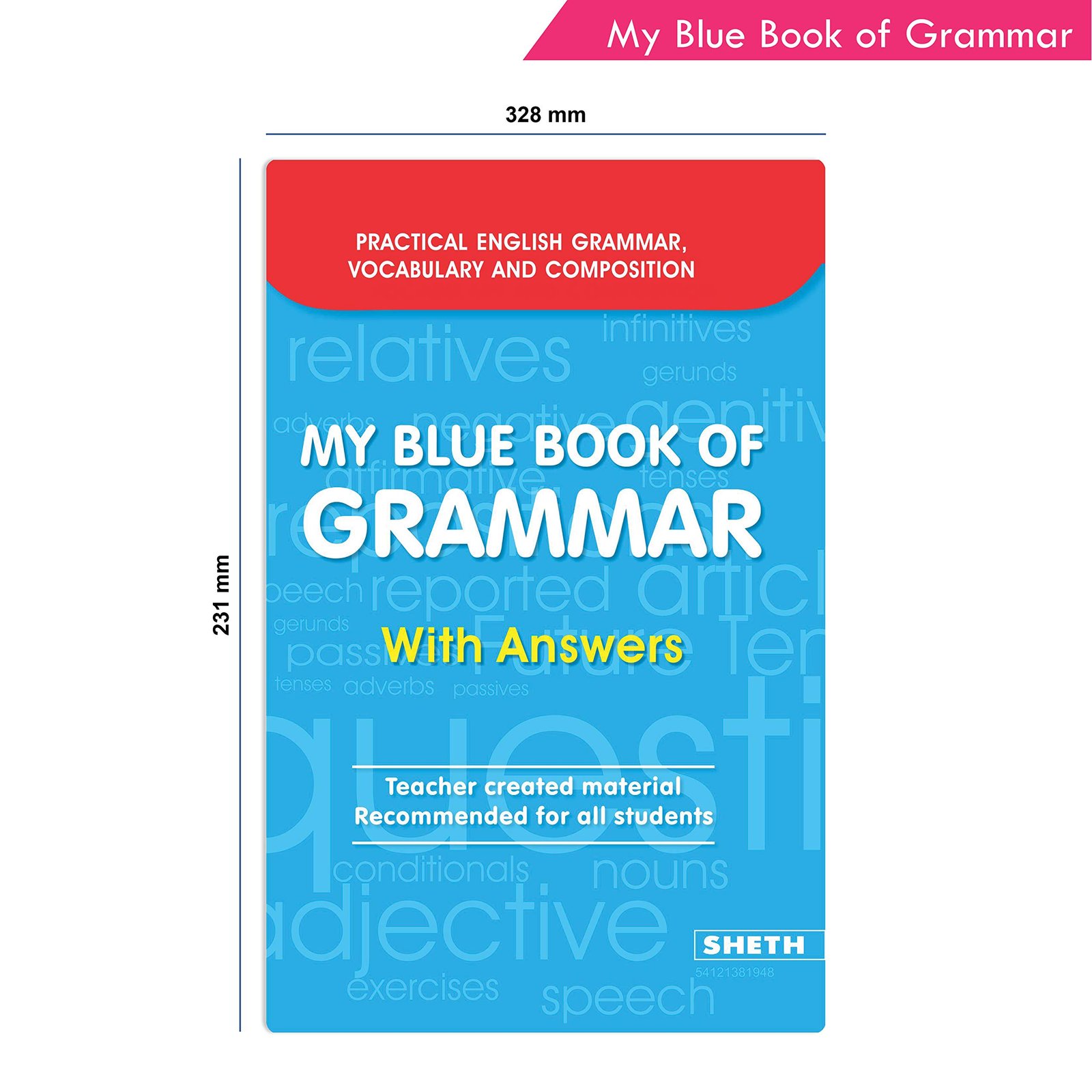 My Blue Book of Grammar with Answers Teachers created material recommended for all students | Practical English Grammar Vocabulary and Composition - Image 2