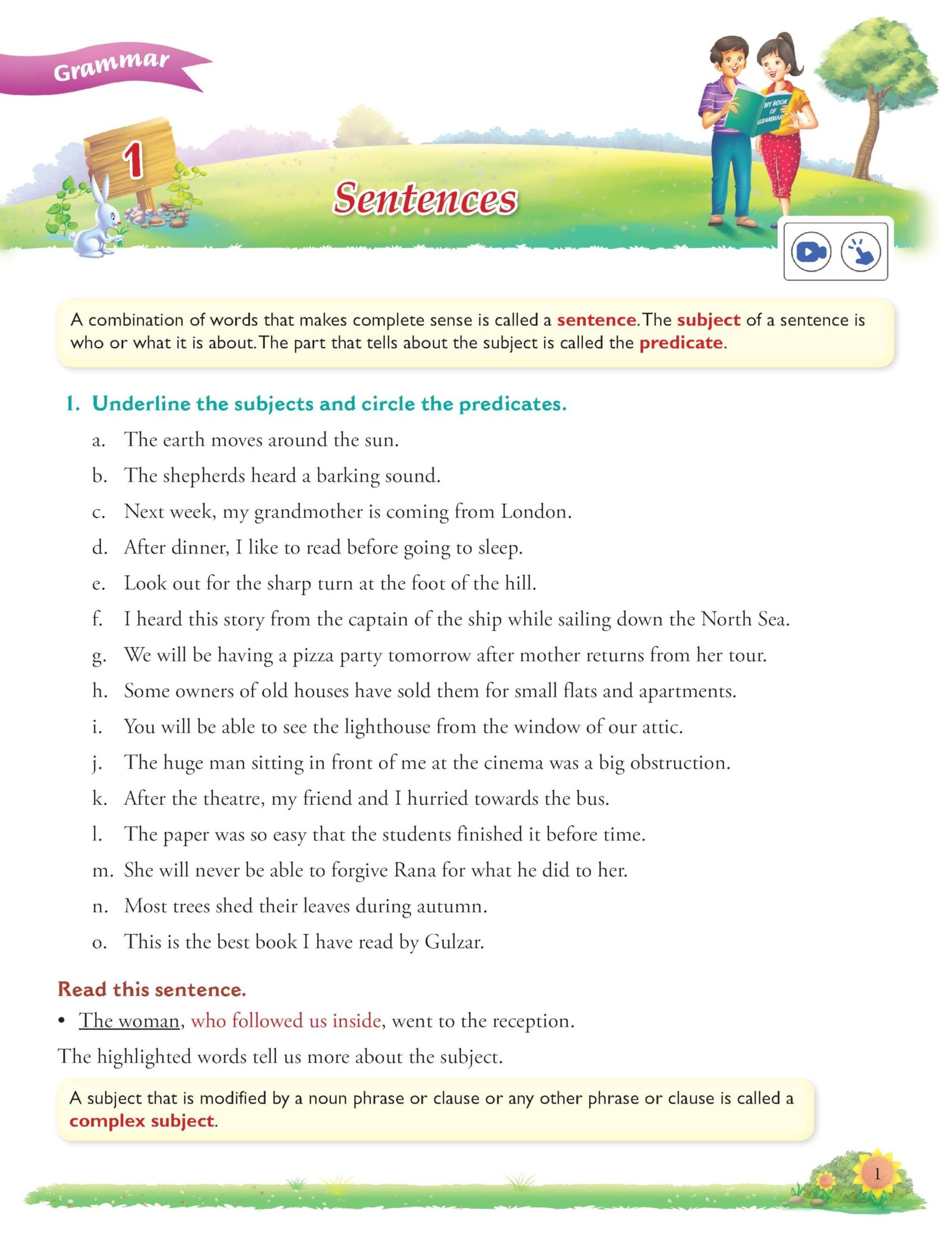 My Book of Grammar and Composition 2026 class 1 | English Grammar, Vocabulary & Writing Skills | Stand-Alone or Complementary Course - Image 3