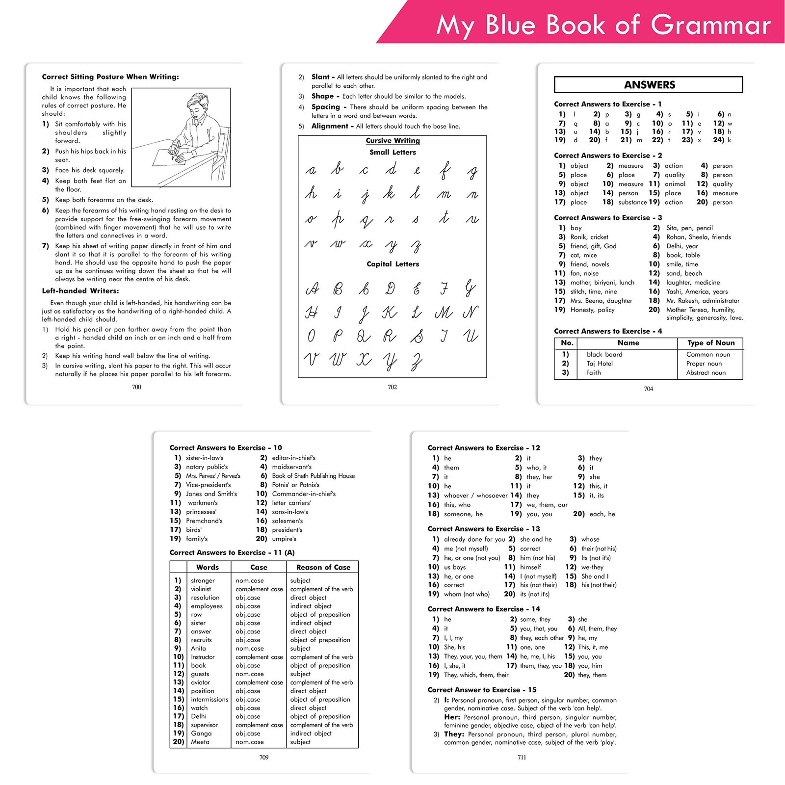 My Blue Book of Grammar with Answers Teachers created material recommended for all students | Practical English Grammar Vocabulary and Composition - Image 7
