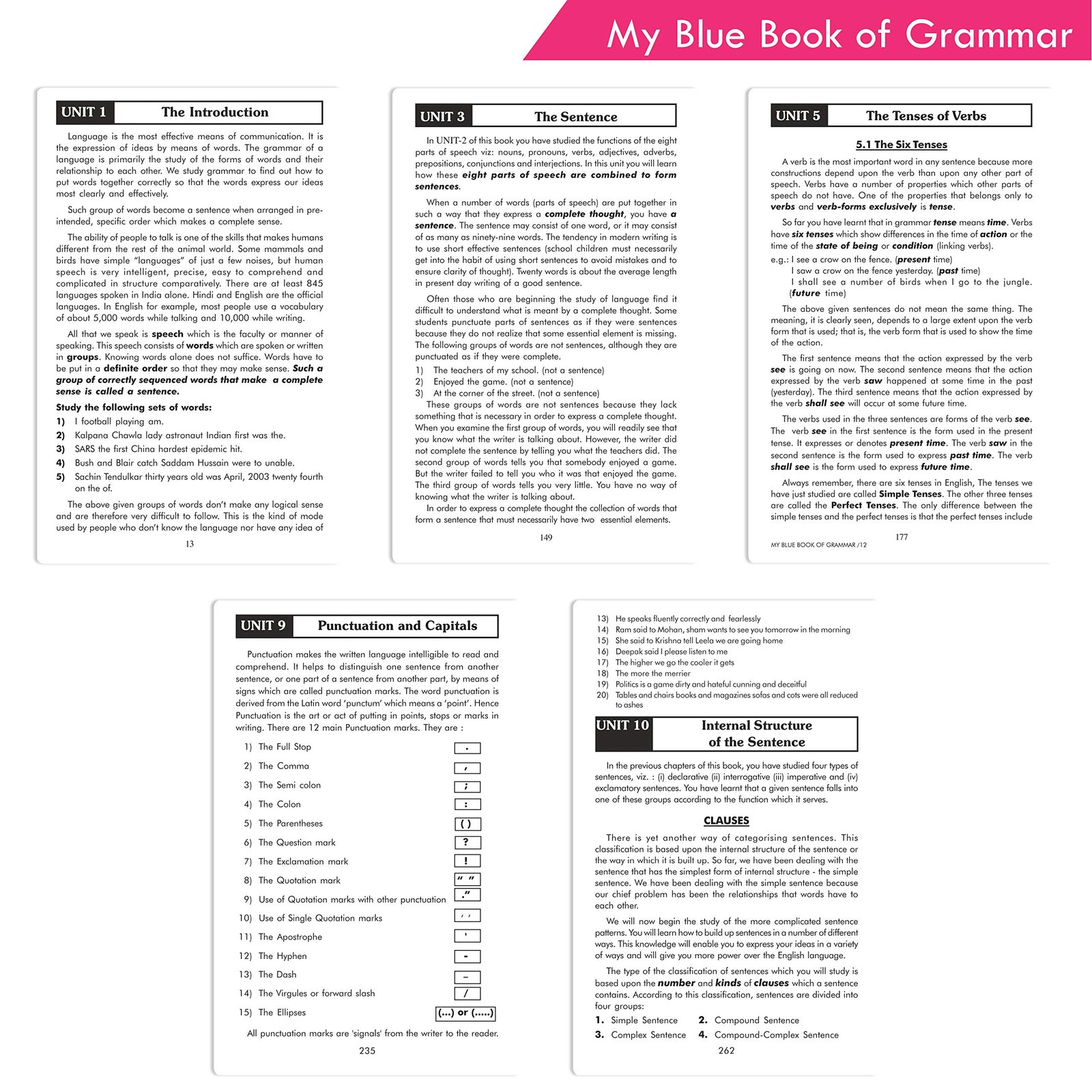 My Blue Book of Grammar with Answers Teachers created material recommended for all students | Practical English Grammar Vocabulary and Composition - Image 5