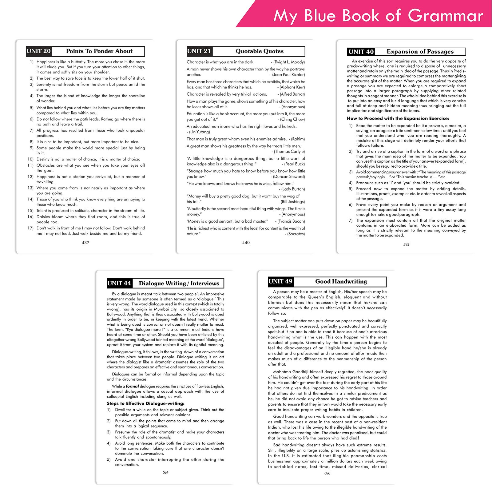 My Blue Book of Grammar with Answers Teachers created material recommended for all students | Practical English Grammar Vocabulary and Composition - Image 6